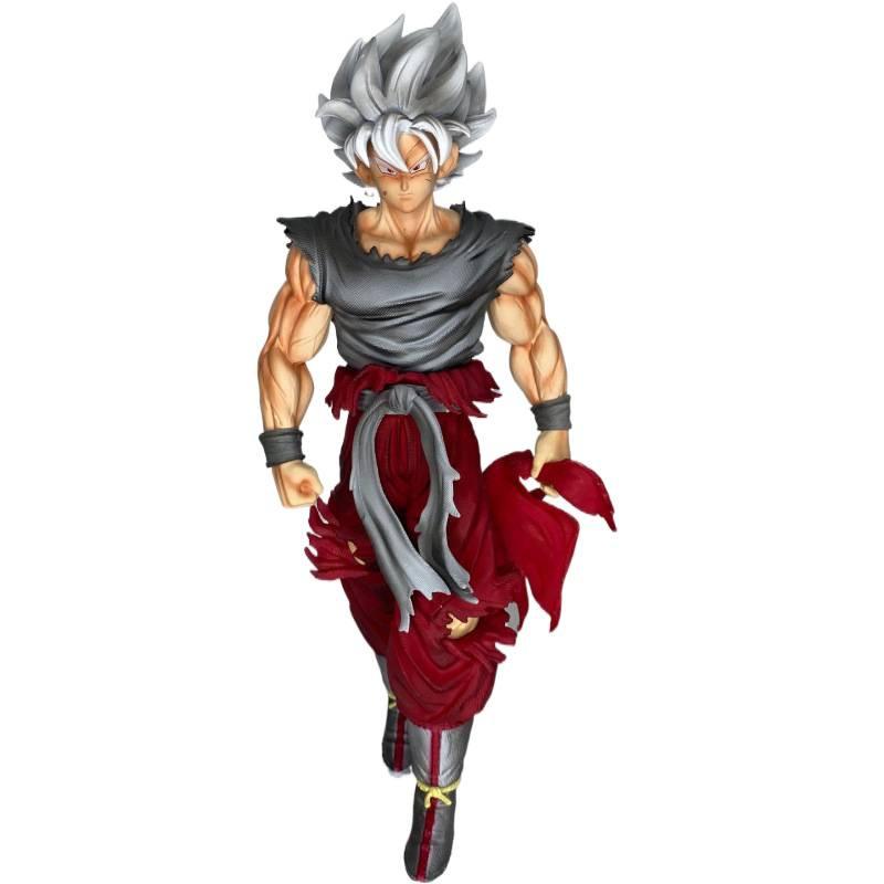 Dragon Ball surrounding statues, unicorn super blue Wukong single character figure Saiyan doll model ornament, gift