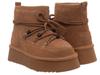 Women' Leather Ankle Boots - Solo Soprani Couture - Ssw521P72/01 Stones 37