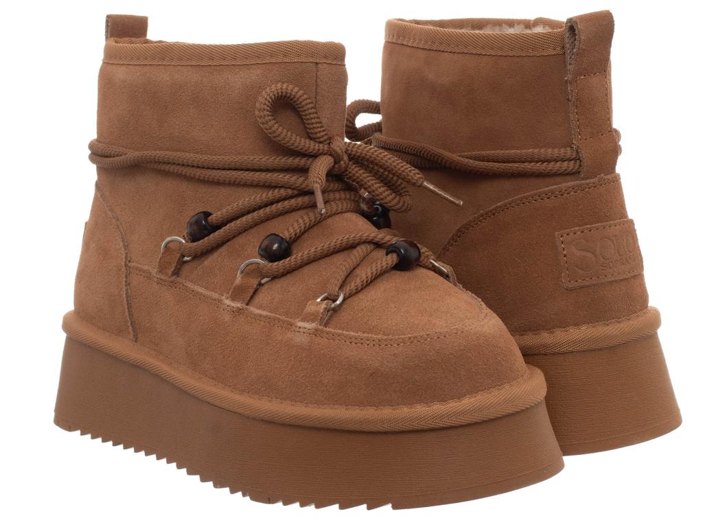 Women' Leather Ankle Boots - Solo Soprani Couture - Ssw521P72/01 Stones 37