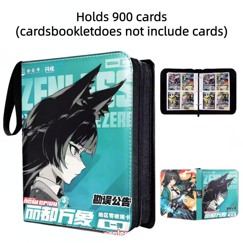 400pcs/900pcs Zenless Zone Zero Card Album Book Folder Anime Collections Zipper Cards Binder Holder Toy Gift