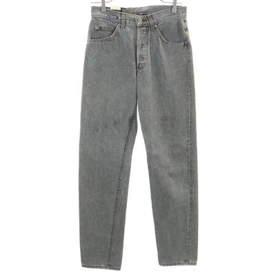 90s Made In USA Old Denim Pants W29 Gray Jeans Button Fly Men's Used