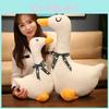 White Adorable Plush Goose Toy Cartoon Stuffed Animal Bedtime Kids Gift Birthday