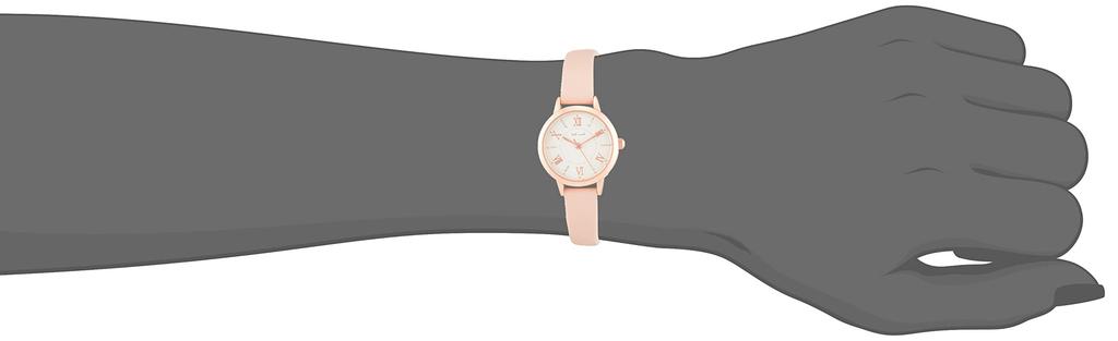 Fieldwork Analog Patre Pink Gold with Leather Pink Women's Watch, Strap, JN002-3,