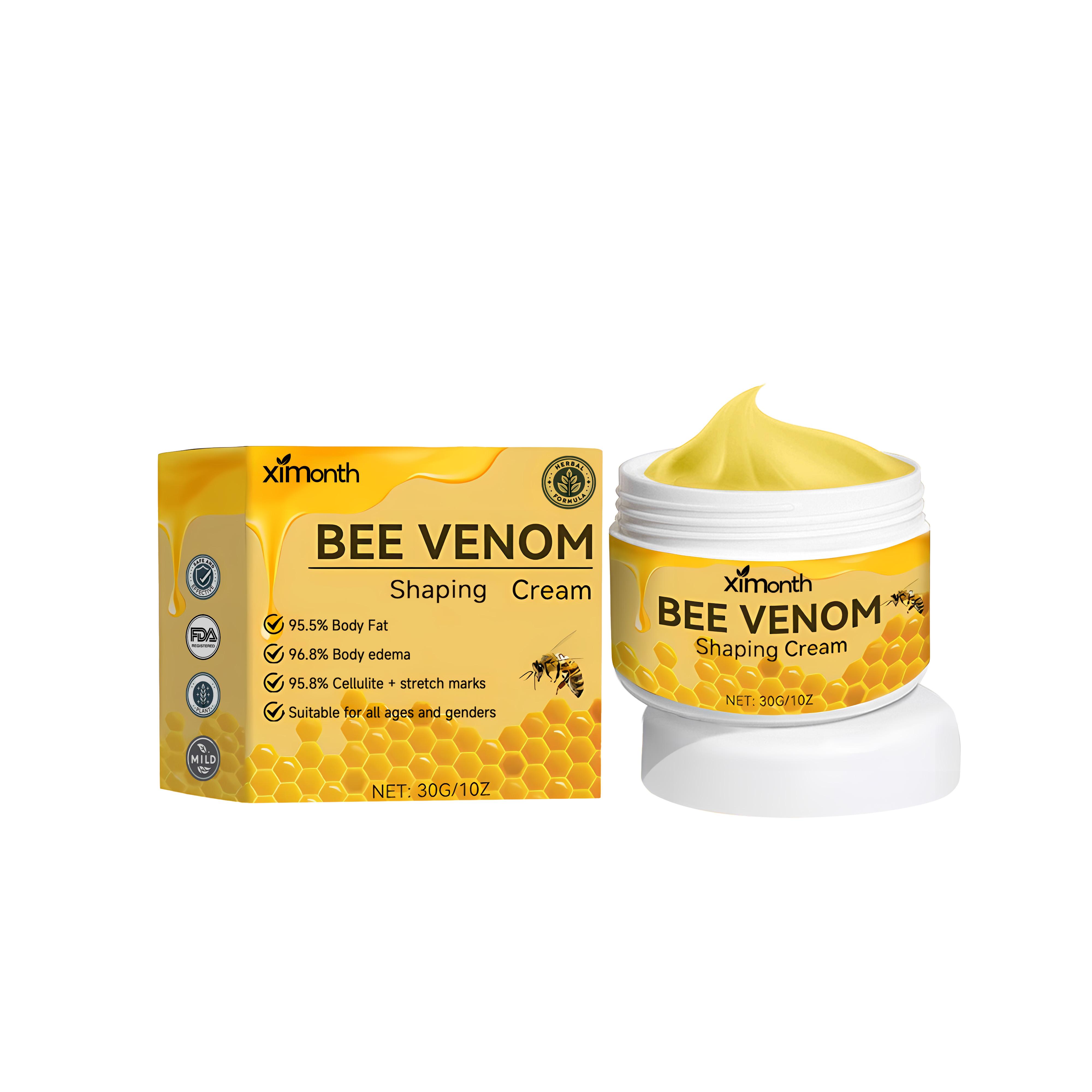 

XIMONTH Крем для похудения и моделирования фигуры с пчелиным ядом Curve Крем для похудения и укрепления кожи тела Большой живот Крем для контурирования тела Matches the image