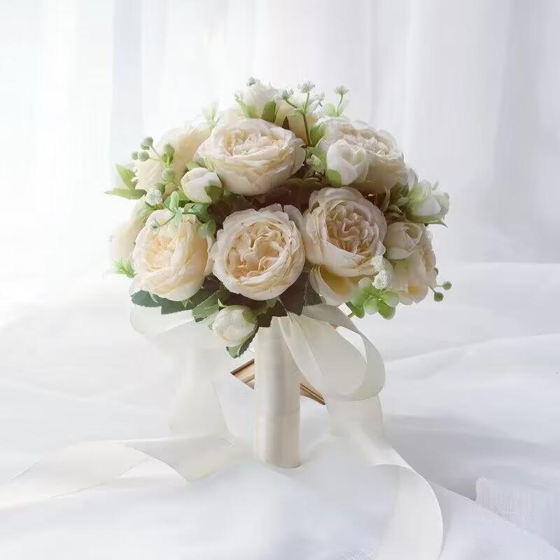 Korean Style Forest Hand Bouquet for Bridal Photography