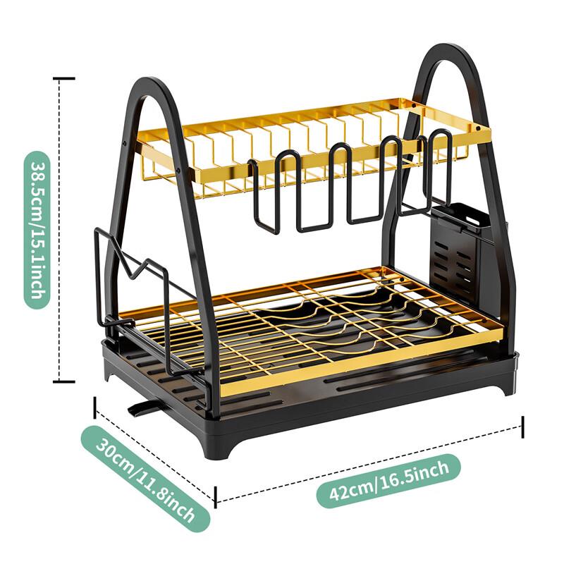 

Modern Countertop Dish Drying Rack