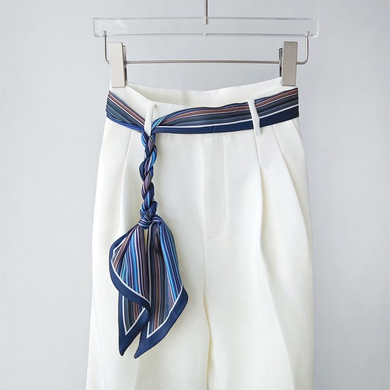 

Versatile Silk Scarf/Belt Accessory for Women - 2025 Design, Perfect for Neck or Waist, Trendy with Jeans