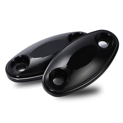 Honda CB650F 2014-2020 Aluminum Mirror Hole Cap Cover Set (Black)