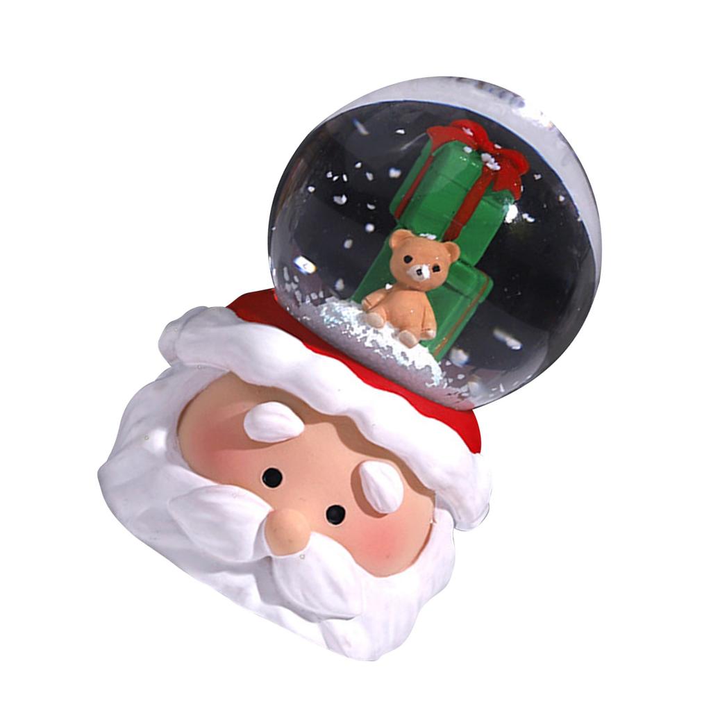 Weihnachts-Schneekugel Bunte Beleuchtung Heimdekoration Nachtlicht Deko für Familie Freunde Geschenk