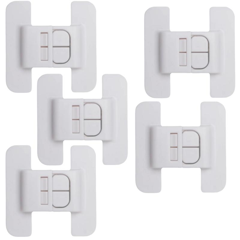 5Pcs Baby Safety Refrigerator Lock Cabinet Door Locker Buckle Home Kids Security Protection Anti-Open Water Dispenser Locks