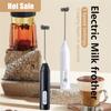 Espumador de Leche Eléctrico Batidora Acero Inoxidable Espumador de Leche de Mano Inalámbrico Batidor de Café Mezclador Herramientas Batidor de Huevos Para Cocina
