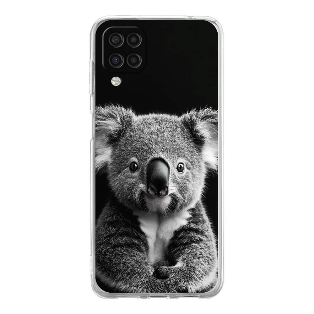Phone Case For Samsung Galaxy A13 A33 A35 A55 A73 A53 A23 A51 A71 A21S A72 A31 A41 A05s A03S A15 A25 5G Clear Cover Koala