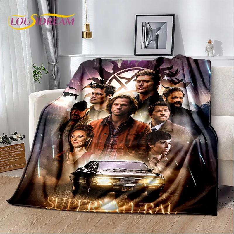 3D SPN Supernatural Zeichen Dean Sam Decke, Weiche Überwurfdecke für Zuhause Schlafzimmer Bett Sofa Picknick Reise Büro Abdeckung Kindergeschenk