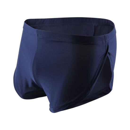 Men Boxer Underwear Low Waist Breathable Smooth Wiring Perfect Fit Shorts Panties Solid Color Loose Fit Home Underwear