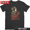 Korn Heavy Metal Music Unisex Fit for UNIsex Women Quality Cotton TShirt Black Classic Urban TShirt Hip Hop Holiday Style