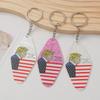 Acrylic Keychain Diamond Nameplate for Hotel Room Numbers