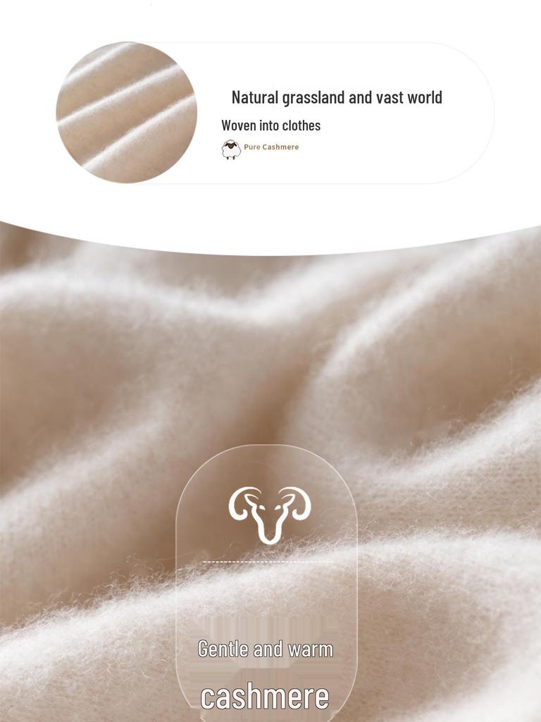 Top-tier Women's Slim-Fit Cashmere Turtleneck with Rolled Hem - Perfect for Autumn and Winter.