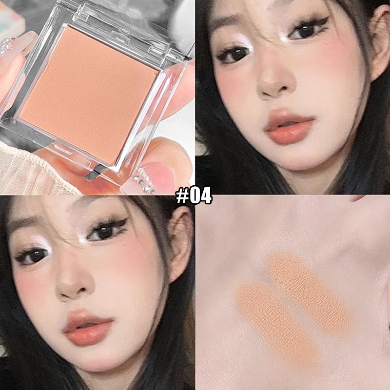 Palette Ombretti Monocromatici Bianco Caldo Opaco Polvere Illuminante Naturale a Lunga Tenuta per Contouring Delicato degli Occhi Illumina