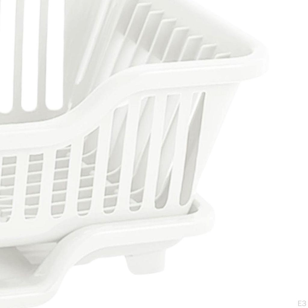 Scurgător de vase și tavă de scurgere cu tavă de scurgere, organizator scurgător pentru ustensile de bucătărie pentru