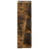 Side Shelf Smoked Oak 33 x 32 x 100.5 cm Engineered Wood