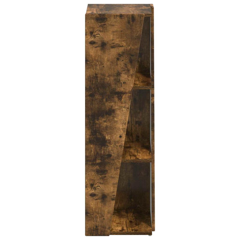 Side Shelf Smoked Oak 33 x 32 x 100.5 cm Engineered Wood
