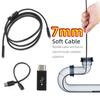 5Mm 7Mm Mobilna sonda Boroskop Inspekcja kamery Endoskopowe dla smartfonów z systemem Android Samochody Endoskop USB typu C