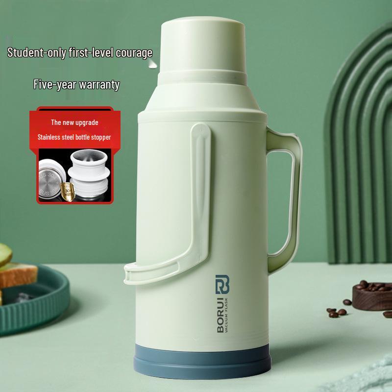 Large Capacity Insulated Hot Water Bottle/Thermos for Students and Dorms with Old-Fashioned Plastic Shell