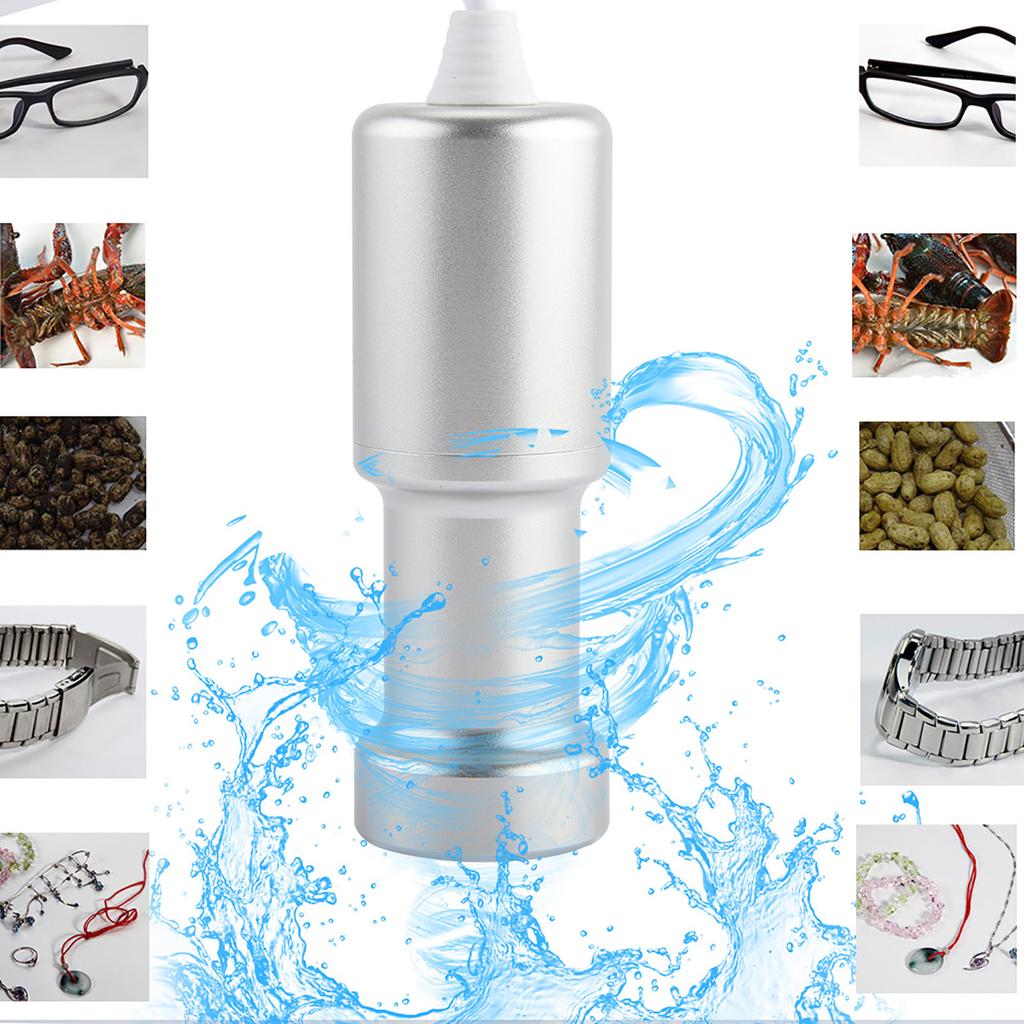 Jewelry Cleaning Machine Portable Ultrasonic Fruits Eyeglass Cleaner Necklace Jewelry Cleaning Machine Ultrasonic Fruits Cleaner