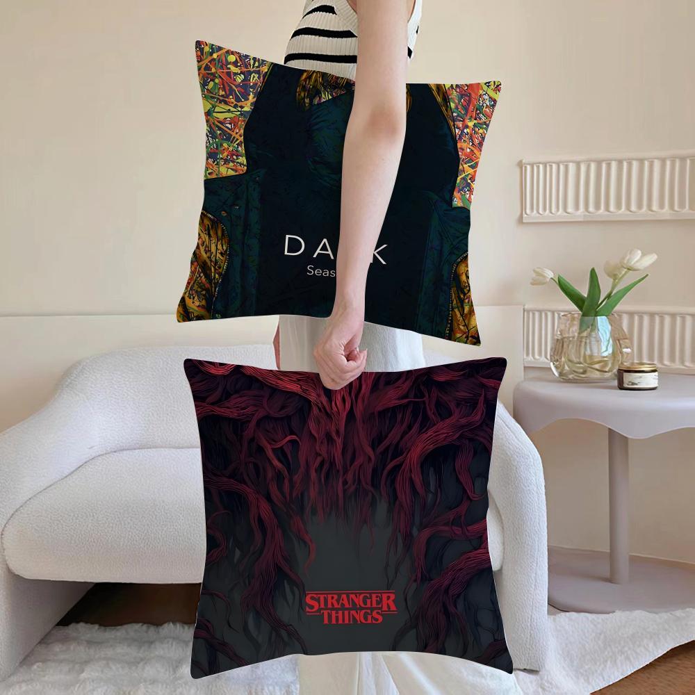 Dd-Ark Tone Series Cushion Cover Linen Pillowcase Cover Soft Decor For Sofa Home Room