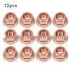 M8 Anti-loosening Copper-plated Hex Nut for BMW 3 Series E30 Exhaust Pipe (A1201420072)