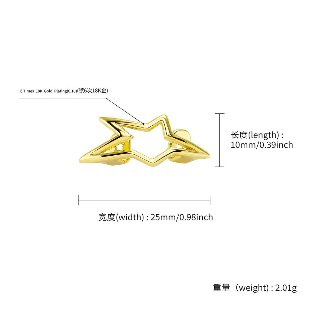 European and American Halloween Irregular Five-Pointed Star Hip-Hop Braces Glossy Teeth Accessories Temu Hot-selling Customizable Braces Wholesale