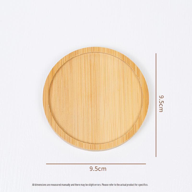 Handmade Bamboo Mosaic Coaster - Round or Rectangular Heat Insulation Mat