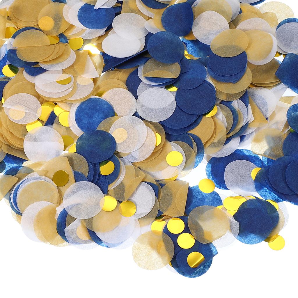 Ronde Tissuepapier Confetti 1 Inch Tafel Confetti Cirkel Stippen voor Bruiloft Verjaardag Feest Ballon Decoraties(1,76 oz)