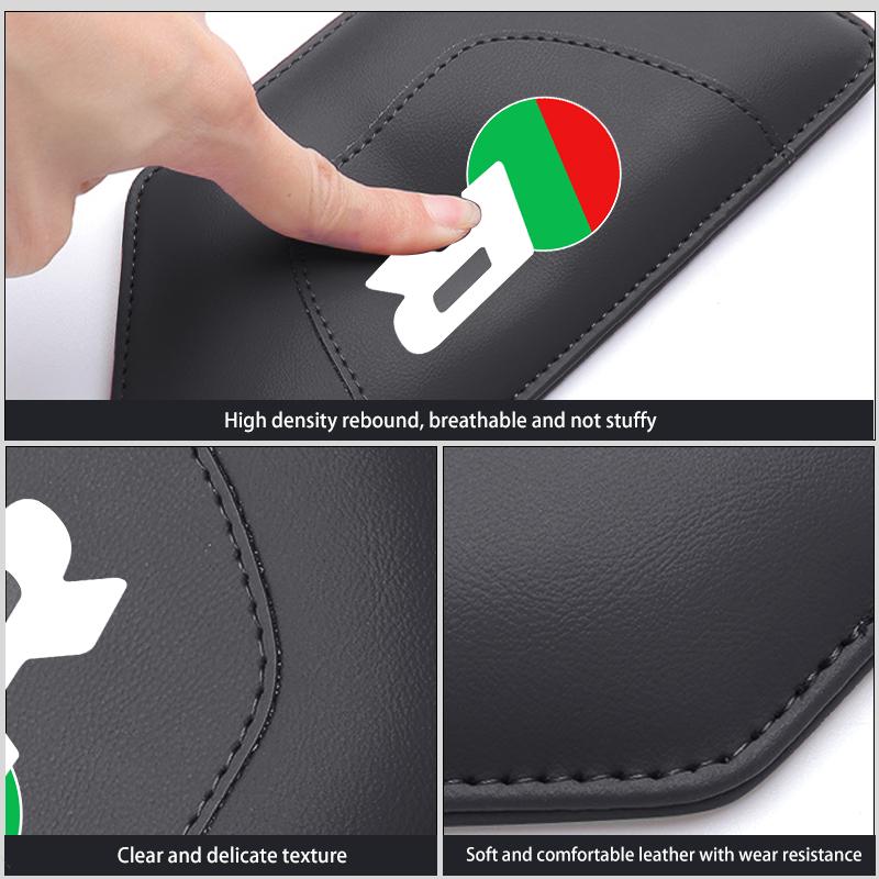 Car Interior Leg Knee Rest Pads Leather Cushion For Jaguar XF XJ XE XK S-Type F-Type X-Type F-Pace I-Pace E-Pace PP23