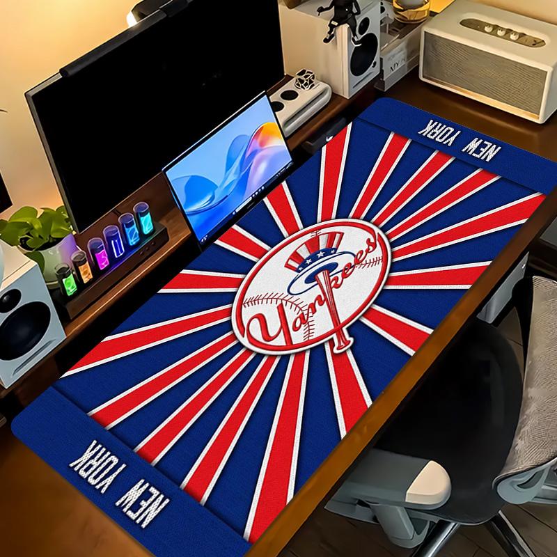 New York Yankees Color Mouse Pad Large Gaming Table Cushion Non-slip Laptop Tablet Big Mousepad XXL Mat Mini PC Playmat With Lock edge