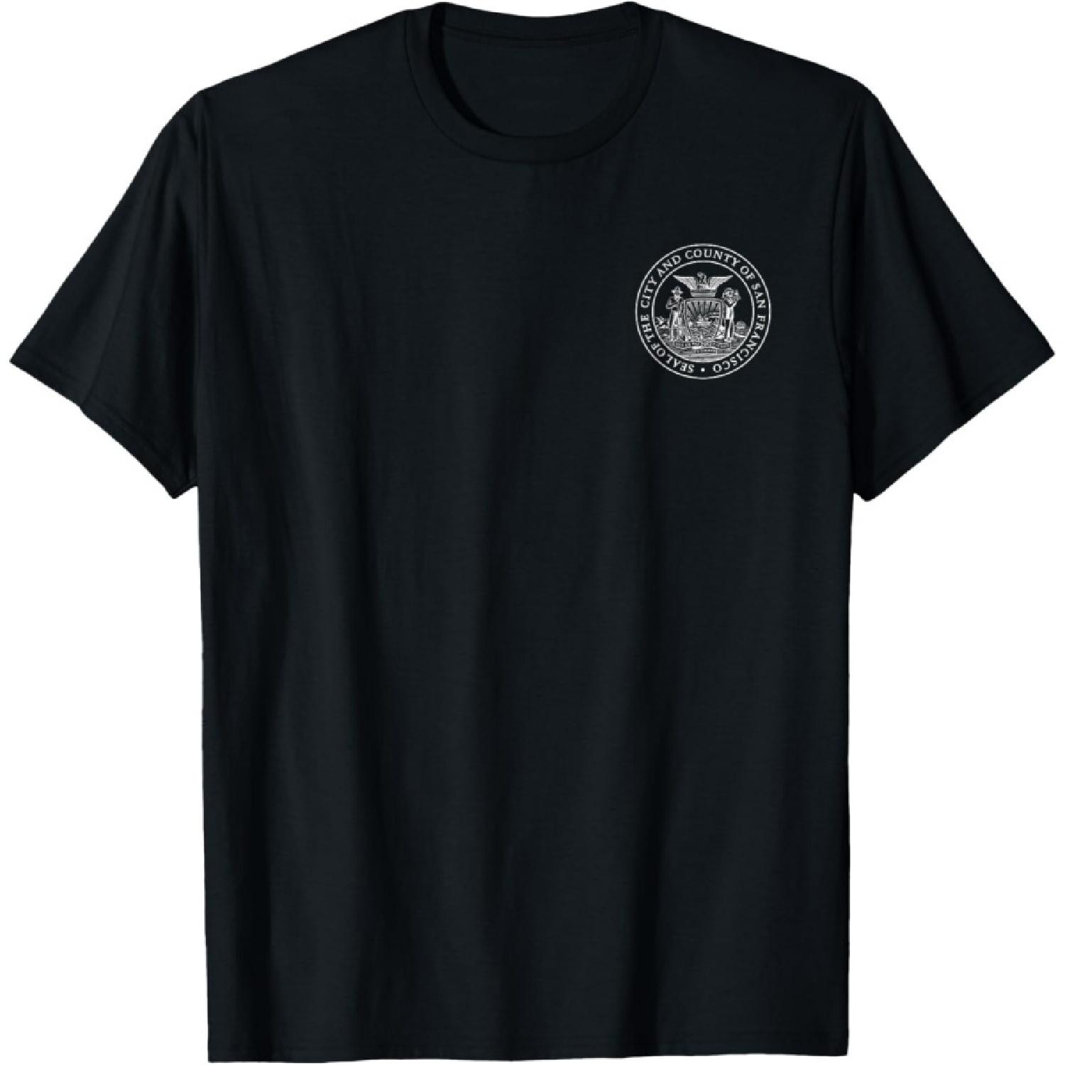 SAN FRANCISCO CITY SEAL SF SYMBOL T-Shirt S чёрный