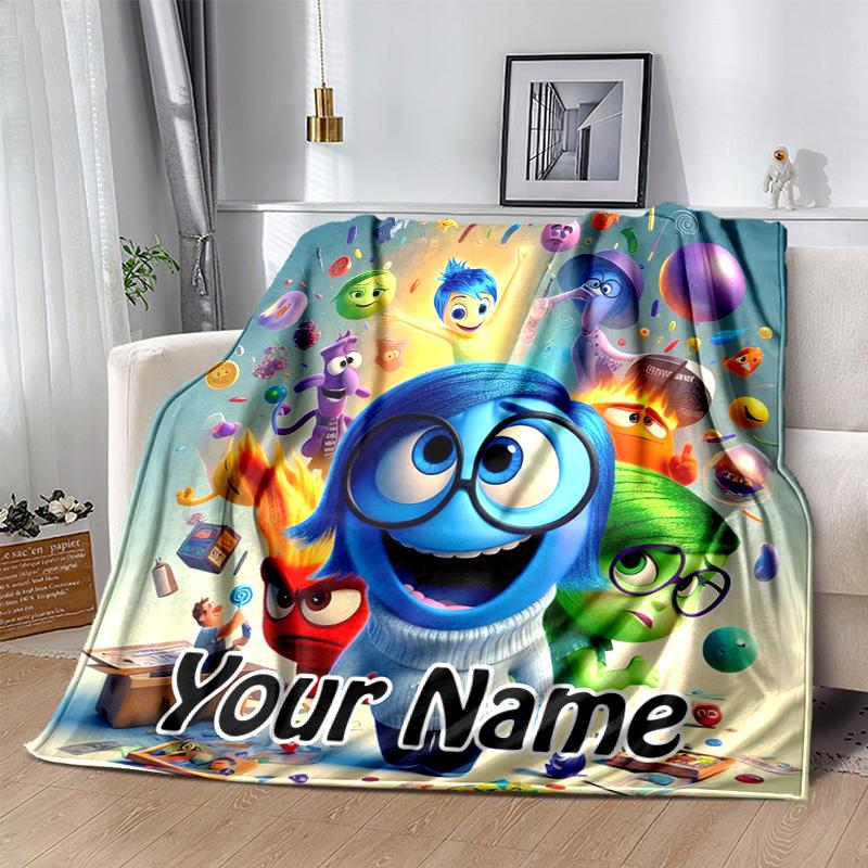 Custom 1pc Inside Out Adventure Blanket, Soft And Comfortable Blanket, Casual Warm, Camping Travel Blanket, Birthday Gift Q91084