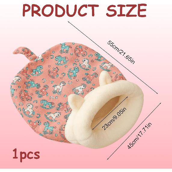 1 Pack Cozy Cat Sleeping Bag, Warm and Soft Cat Sack, Comfortable Pet Nest for Cats, Semi-Enclosed Design for Security and Warmth, Easy to Clean and