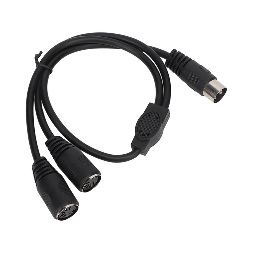 High Accuracy MIDI Sync Breakout Cable 1.6ft Y Splitter Cable Music Production Setup