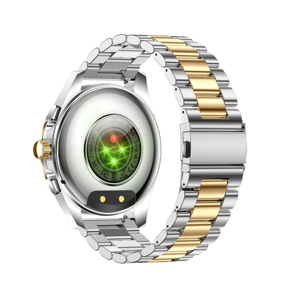 Rainbuvvy KC83 Bluetooth Call Smartwatch 1.43inch Round Screen JL7013A6 Android 1ATM Waterproof Watch 450mAh Support Multi-language Heart Rate