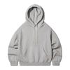 Oversized Double-Sided/Fleece-Lined Balloon Sweat Hoodie - Melange