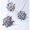 Aipinqi Soft Plush Baby Grasping Rattle Ball Black And White Sensory Early Education Toy