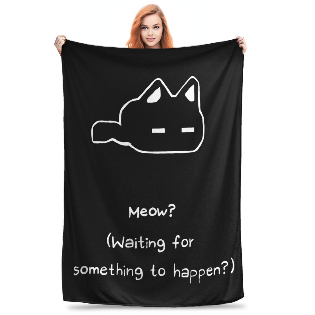 Anime Omori Game  Blanket Cover  Plush Throw Blanket Summer Air Conditioning Printed Lightweight Bedspreads,
