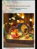 Santa Claus Cloud Mirror Night Light Building Blocks Toy for Kids - Christmas Gift