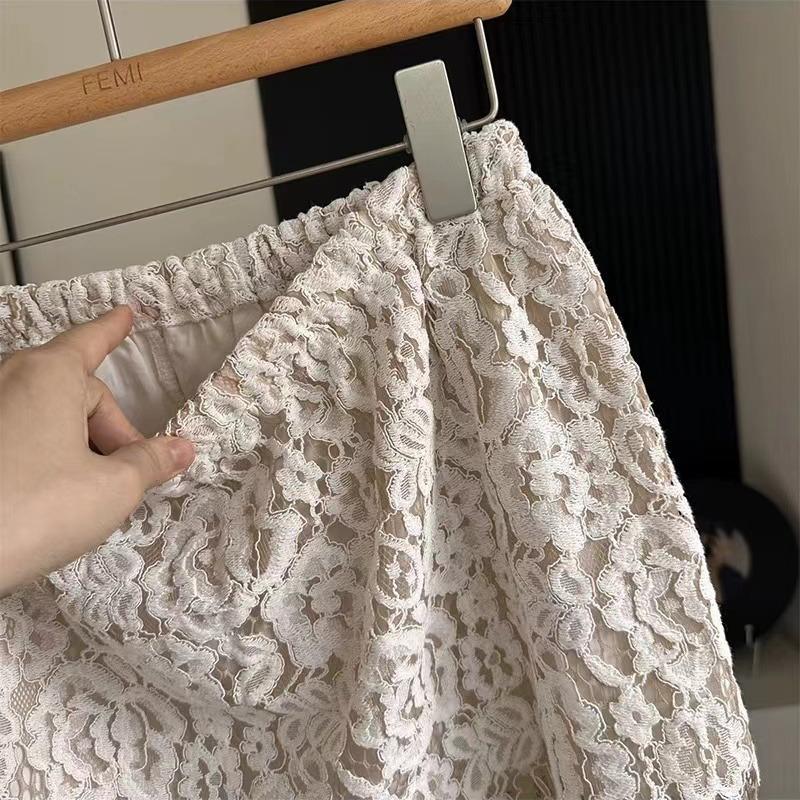 Miniskirt Sexy Transparent Lace Mesh Skirt Shirt Extender Women Summer Mini Black White Short Micro Skirt Ladies Underskirt