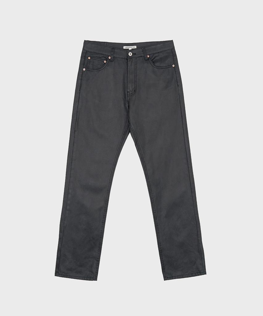 Seopiseuedisyeon Faux Leather Pants Black