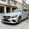 Pro Mercedes Benz W205 C205 S205 C43 C180 C200 C300 2019 2020 2021 Automobilový přední nárazník v AMG stylu, lip body kit pro úpravu karoserie