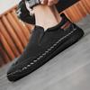 38-46 Outdoor Leather Shoes Mens Hiking Sneakers Car Driving Shoes Leather Ankle Boots