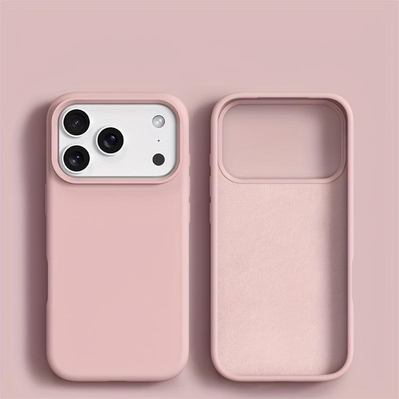 Liquid Silicone Phone Case For iPhone 17 Air 16 15 14 13 12 Pro Max Soft Case For iPhone 16 15 14 Plus Cover Acssorie