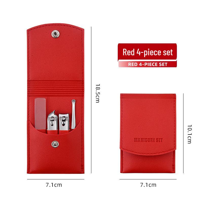 

Request for Discounted Portable 4-Piece Nail Clipper Gift Set красный
